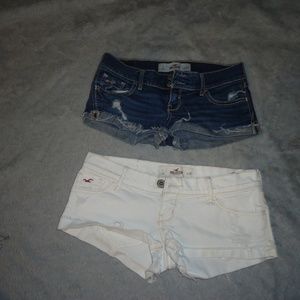 Bundle of 2 pairs Hollister Shorts size 1